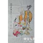 洪茂松长寿吉祥图 类别: 国画人物作品